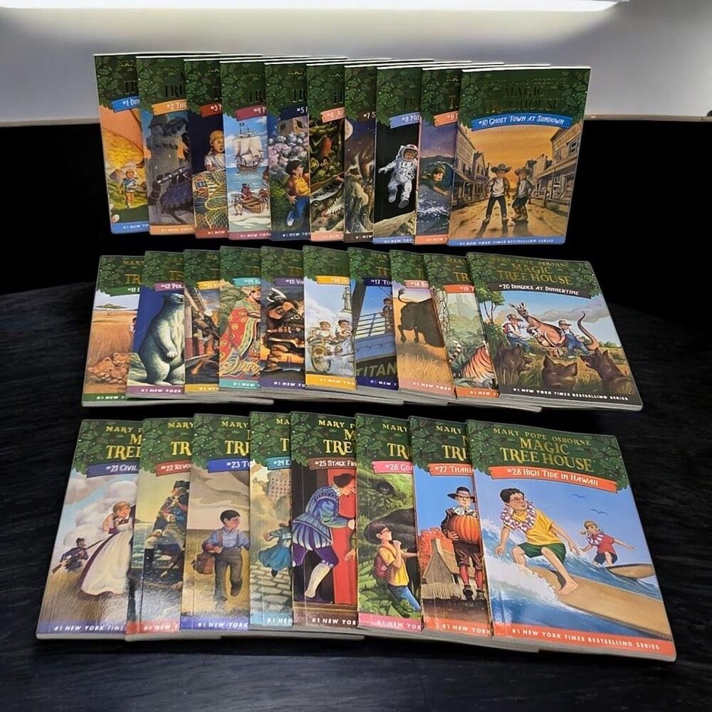 Set 2A: Magic Tree House A Library of Books 1-28 - Mary Pope Osborne Collection